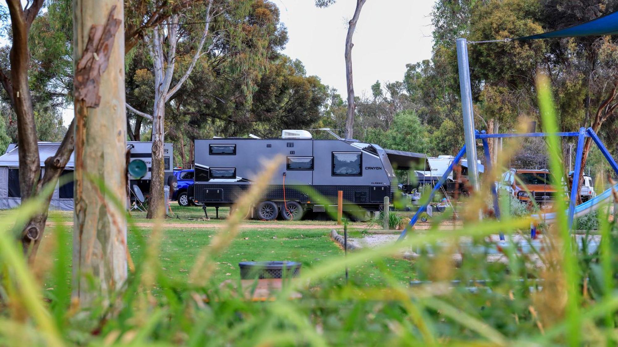 Yarrawonga Riverlands Tourist Park Exterior foto