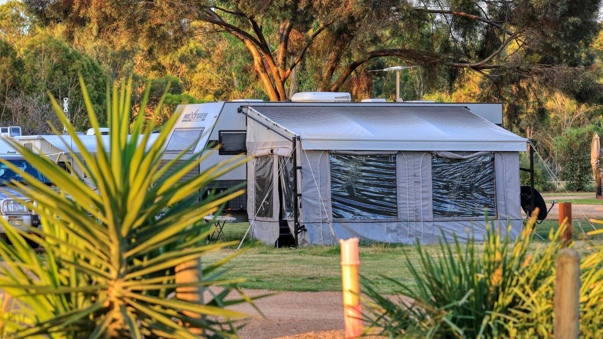 Yarrawonga Riverlands Tourist Park Exterior foto